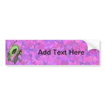 Female Alien Artist Bumper Sticker