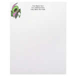 Female Alien Artist Customized Letterhead