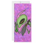 Female Alien Artist Custom Rack Card
