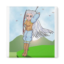 Female Archer Anime Art Gallery Character magnets