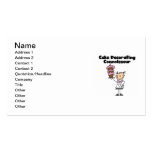 Female Cake Decorating Connoisseur Business Card