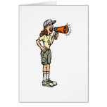 Female Camp Counselor Greeting Cards