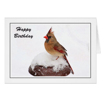 Happy Birthday With Cardinal Cards, Happy Birthday With Cardinal Card