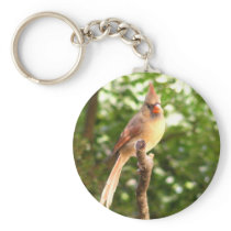 Female Cardinal keychains