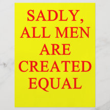 female chauvinist pig personalized flyer