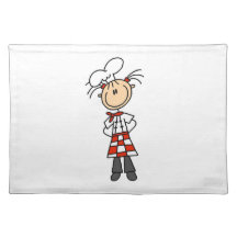 Female Chef Place Mats