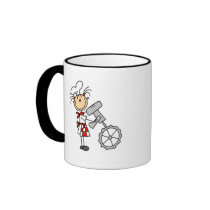 Female Chef with Mixer Tshirts and Gifts Coffee Mug