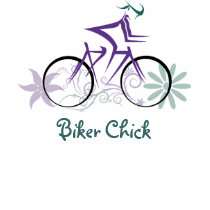 Female Cyclist-Biker Chick t-shirts by tammylj Female Cyclist-Biker Chick t-shirts