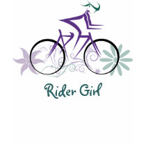 Female Cyclist-Rider Girl t-shirts