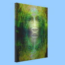 FEMALE “DIVINE” fabric, painting of Adela Stefano canvas prints