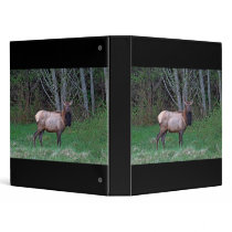 Female Elk Picture Vinyl Binder