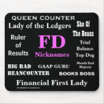 Female FD Nicknames Funny Financial Director Names Mousepads