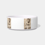 Female figure by Paul Rubens Cat Water Bowl