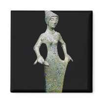 Female figure, possibly Aphrodite Fridge Magnet