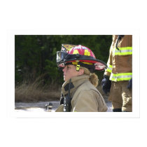 Female firefighter posters by hotrescue3 Female firefighter posters