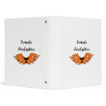 Female Firefighter Tattoos Vinyl Binder