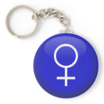 Female Gender Symbol VENUS Keychain