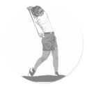 Female Golfer stickers by shopaholicchick Female Golfer stickers