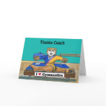 Female Gymnast Greeting Card