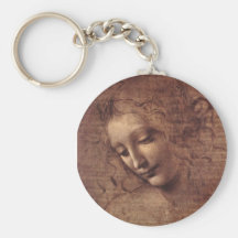 Female Head Keychains