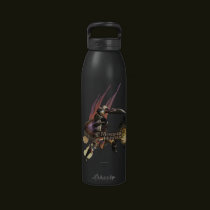 Female Hunter with Sword and Shield, Jaggi Armor water bottles