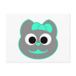 Female Kitty Green - Gray Postcards