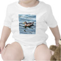 Female Mallard Duck Swimming t-shirts by lifesphere Female Mallard Duck Swimming t-shirts