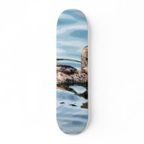 Female Mallard skateboards