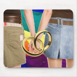 Female Marriage mousepad