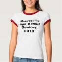 Female Mooresville High School Seniors 2010 t-shirts