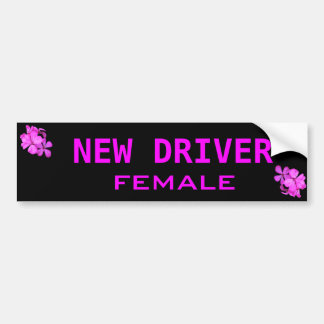 New Driver Bumper Stickers, New Driver Bumper Sticker Designs