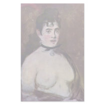 Female Nude,  By Manet Edouard Customized Stationery