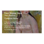 Female Nude,  By Pierre-Auguste Renoir Business Card Template