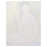 Female Nude,  By Pierre-Auguste Renoir Letterhead Design