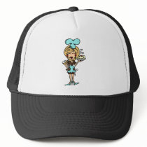 Female Pastry Chef - Blond T-shirts and Gifts hats