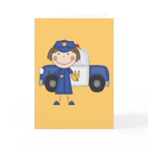 Female Police Officer Tshirts and Gifts cards by stick_figures Female Police Officer Tshirts and Gifts cards