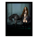 Female portrait # 1 posters
