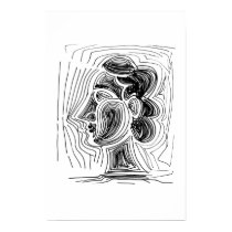 Female Portrait posters by miodragrogic Female Portrait posters