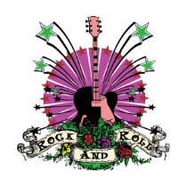 Female Rock n Roll t-shirts