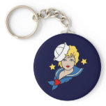 Female Sailor Tattoo Key Chains