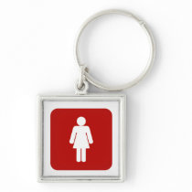 Female Sign Keychains