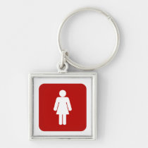 Female Sign keychains