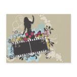 Female silhouette Postcard