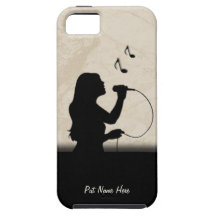 Female Singer iPhone 5 Case Personalize