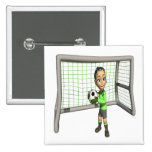 Female Soccer Goalie Pins