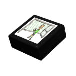 Female Soccer Goalie Trinket Boxes