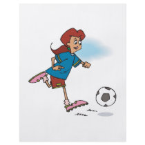 Female Soccer Player Flyer