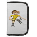 Female Soccer Player Folio Planners