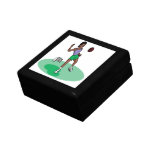 Female Soccer Player Keepsake Boxes