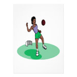 Female Soccer Player Personalized Announcements